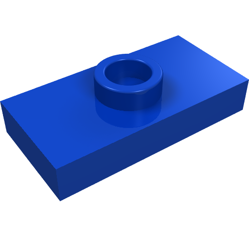 Plate Special 1 x 2 with 1 Stud with Groove and Inside Stud Holder (Jumper)