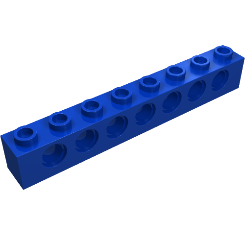 Technic Brick 1 x 8 [7 Holes]