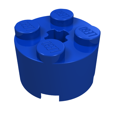 Brick Round 2 x 2 with Axle Hole