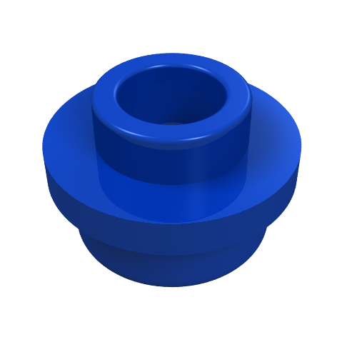 Plate Round 1 x 1 with Open Stud