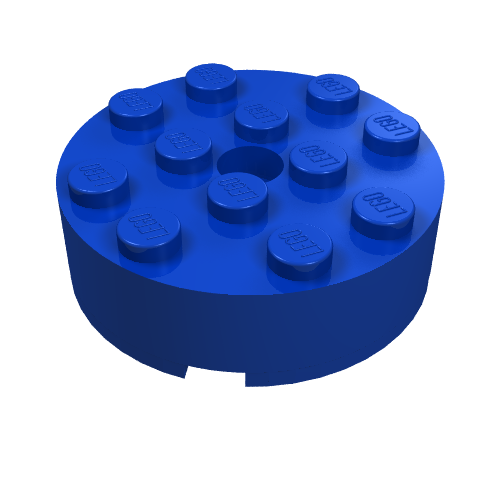 Brick Round 4 x 4 [Centre Hole]