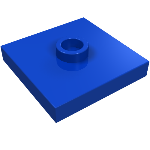 Plate Special 2 x 2 with Groove and Center Stud (Jumper)