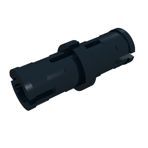 Technic Pin with Friction Ridges Lengthwise and Center Slots
