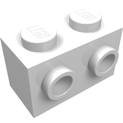 Brick Special 1 x 2 with 2 Studs on 1 Side