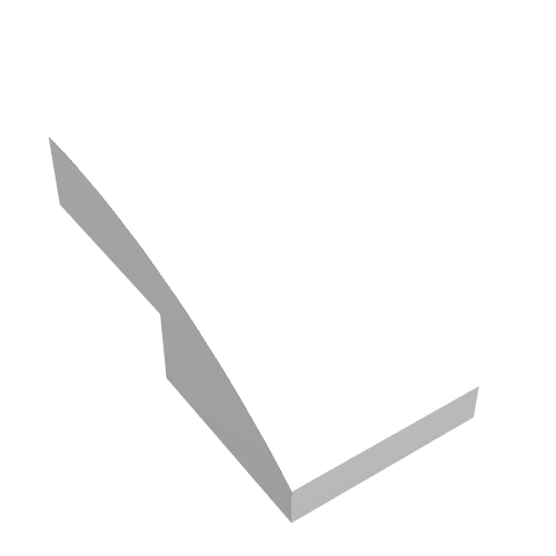 Slope Curved 2 x 1 No Studs [1/2 Bow]