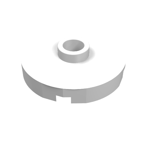 Plate Special Round 2 x 2 with Center Stud (Jumper Plate)