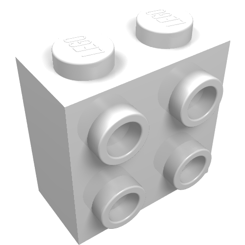 Brick Special 1 x 2 x 1 2/3 with Four Studs on One Side