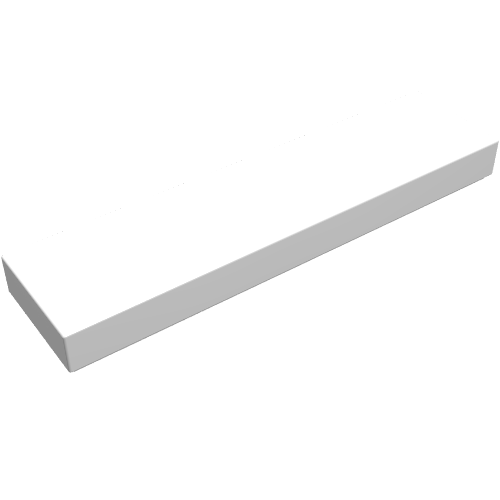 Tile 1 x 4 with Groove