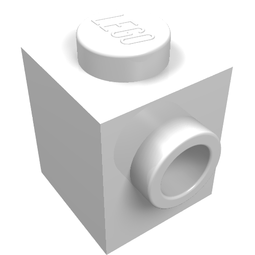 Brick Special 1 x 1 with Studs on 2 Adjacent Sides