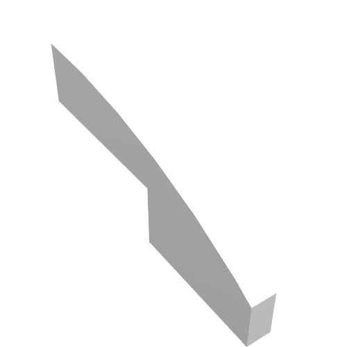 Slope Curved 2 x 1 with Stud Notch Left