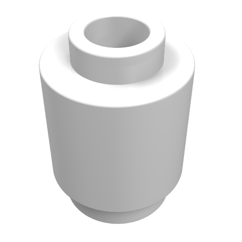 Brick Round 1 x 1 Open Stud