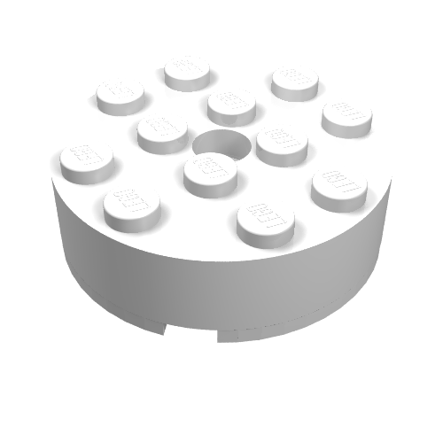Brick Round 4 x 4 [Centre Hole]