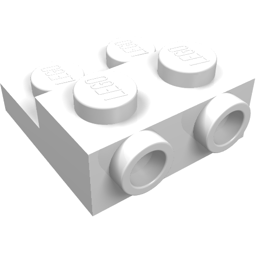 Plate Special 2 x 2 x 0.667 with Two Studs On Side and Two Raised