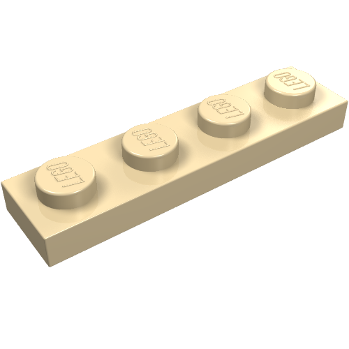 Plate 1 x 4
