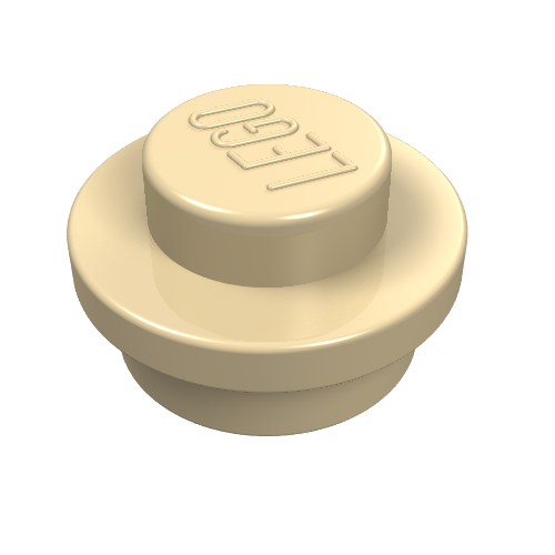 Plate Round 1 x 1 with Solid Stud