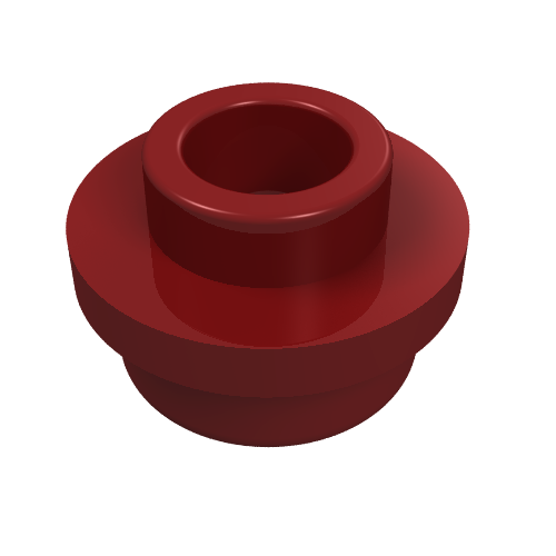 Plate Round 1 x 1 with Open Stud
