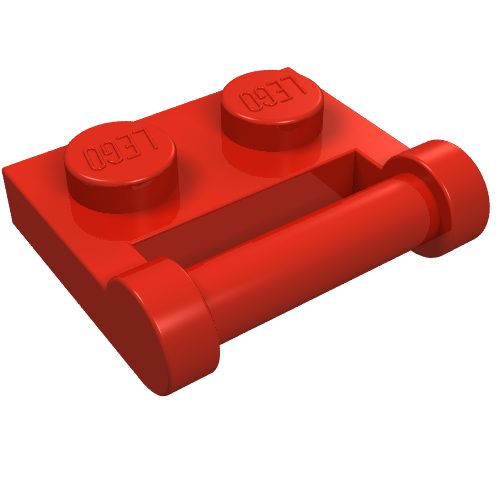 Plate Special 1 x 2 [Side Handle Closed Ends]
