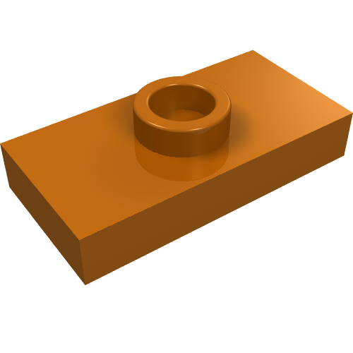 Plate Special 1 x 2 with 1 Stud with Groove and Inside Stud Holder (Jumper)