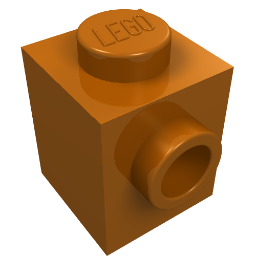 Brick Special 1 x 1 with Stud on 1 Side