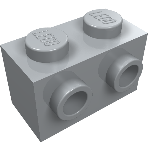 Brick Special 1 x 2 with 2 Studs on 1 Side