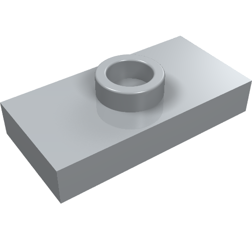 Plate Special 1 x 2 with 1 Stud with Groove and Inside Stud Holder (Jumper)