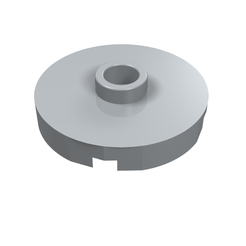 Plate Special Round 2 x 2 with Center Stud (Jumper Plate)