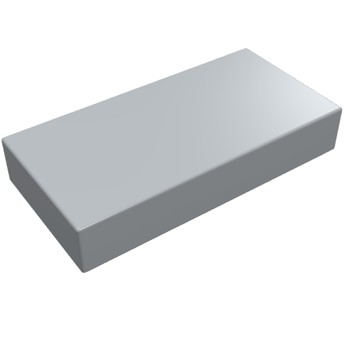 Tile 1 x 2 with Groove
