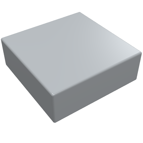 Tile 1 x 1 with Groove