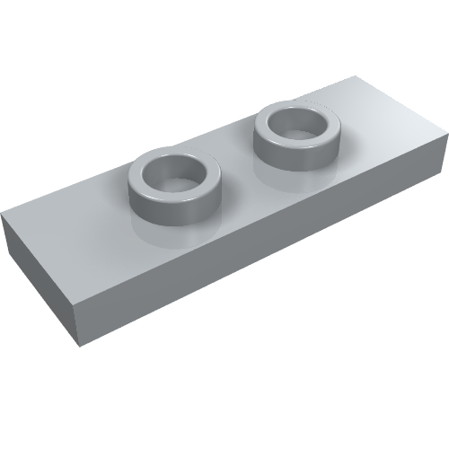 Plate Special 1 x 3 with 2 Studs with Groove and Inside Stud Holder (Jumper)