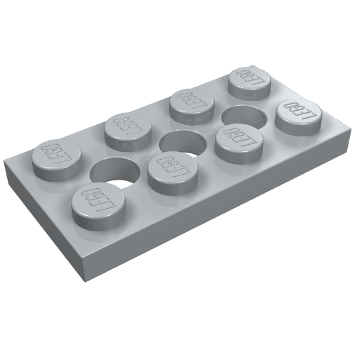 Technic Plate 2 x 4 [3 Holes]