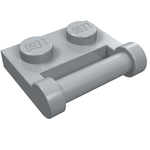 Plate Special 1 x 2 [Side Handle Closed Ends]