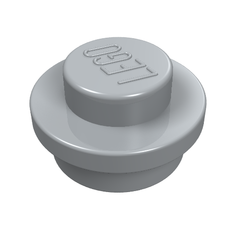 Plate Round 1 x 1 with Solid Stud