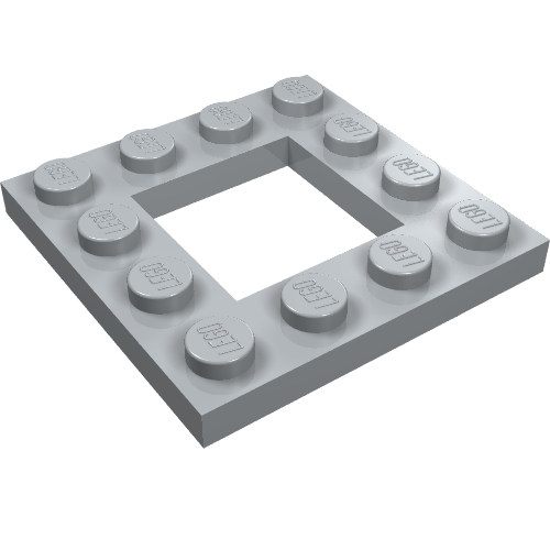 Plate Special 4 x 4 with 2 x 2 Cutout
