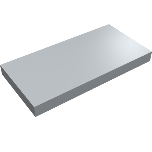Tile 2 x 4 with Groove