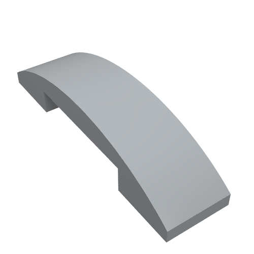 Slope Curved 4 x 1 Double with No Studs