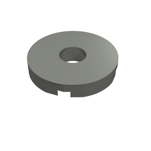 Tile Round 2 x 2 with Hole