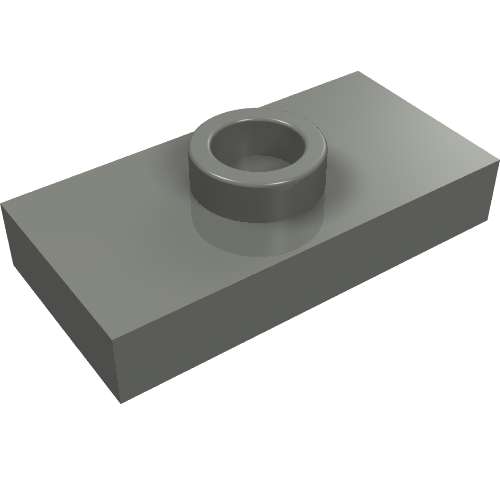Plate Special 1 x 2 with 1 Stud with Groove and Inside Stud Holder (Jumper)