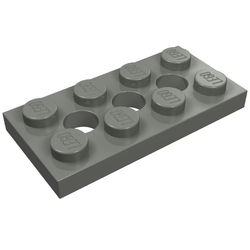 Technic Plate 2 x 4 [3 Holes]