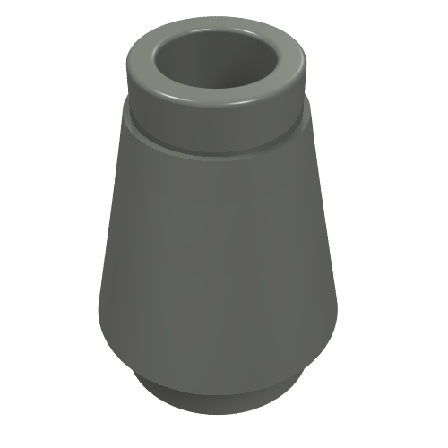Cone 1 x 1 [Top Groove]
