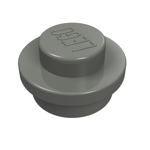 Plate Round 1 x 1 with Solid Stud